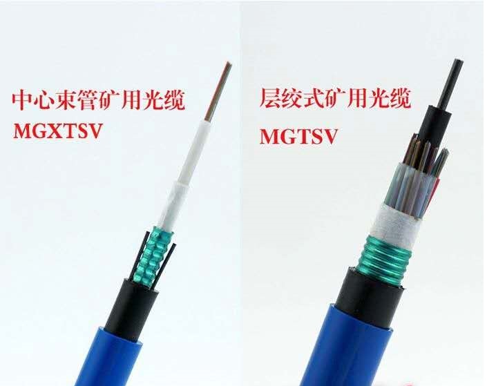 矿用阻燃单模光缆 MGTS33-12B 12芯钢丝铠装