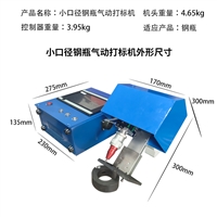 上海钢瓶打码机/气动打码机教学用实验室自动扫码打标刻字