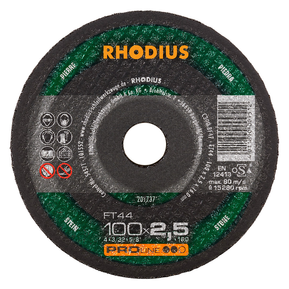 德国罗迪斯切割片RHODIUS进口石材建材专用100x2.5x16高速切割片