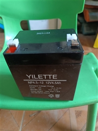 YILETTE蓄电池机房12V4.5AH通讯医疗设备应急后备NP4.5-12门禁