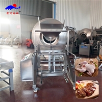 上料真空滚揉机 肉制品牛肉变频真空腌肉机 调理鸡翅鸡柳腌制机