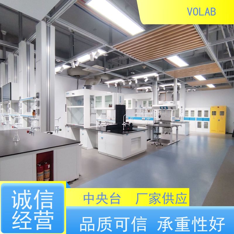 VOLAB 陶瓷板 边台 PP实验室中央台化验台仪器台 尺寸设计合理