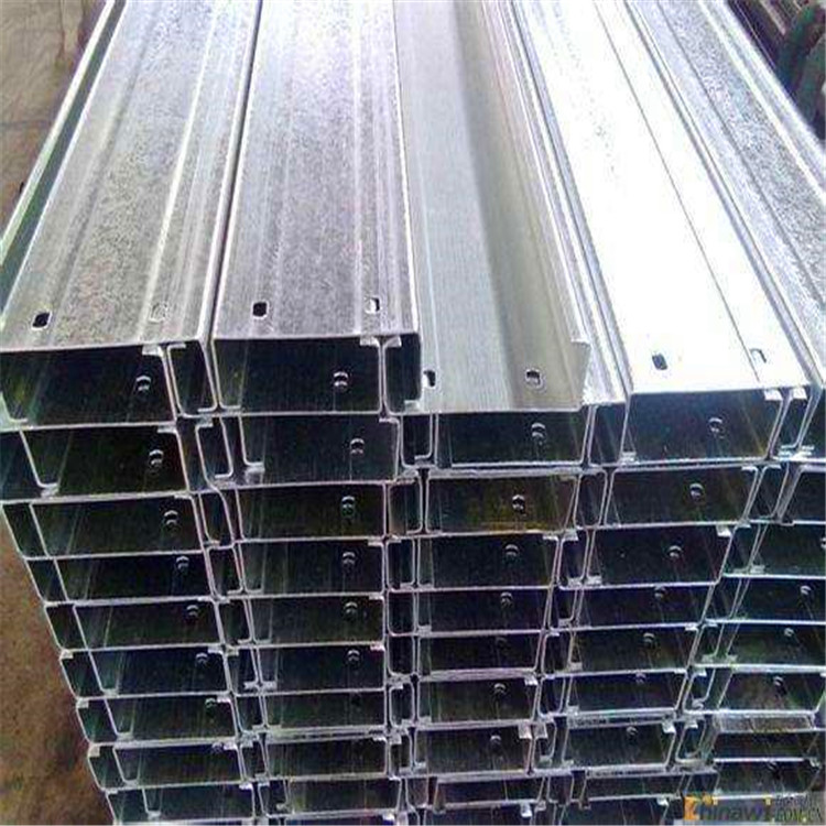 热镀锌电缆桥架C型钢 各种机器构件用防撞围栏 异型钢定做