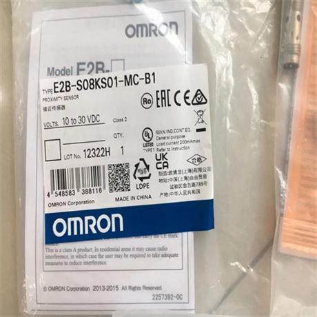 OMRON欧姆龙接近开关E2FQ-X10E1 2M规格分析