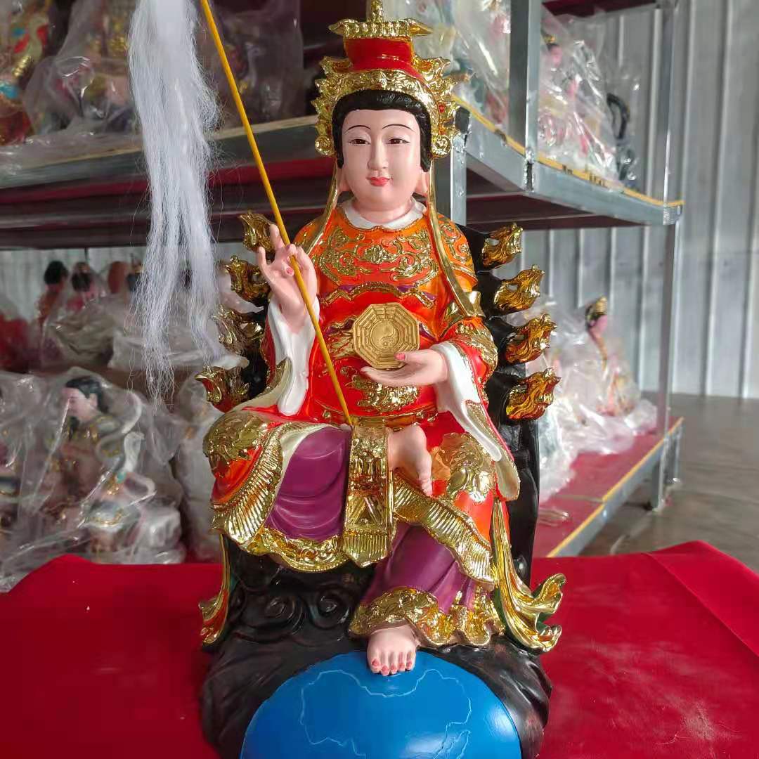 地母娘娘神像 大地之母神像 树脂彩绘神像摆件供奉 批发