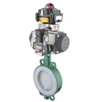 进口气动衬氟蝶阀