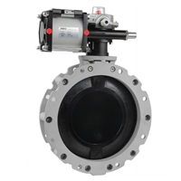 进口气动粉体蝶阀 粉尘 粉末 气动水泥专用蝶阀 美国RETZ瑞茨