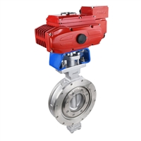 进口电动调节蝶阀 智能 一体化 防爆 电动蝶阀 美国RETZ瑞茨