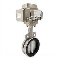 进口电动染缸蝶阀 染色机蝶阀 印染厂专用电动蝶阀 美国RETZ瑞茨