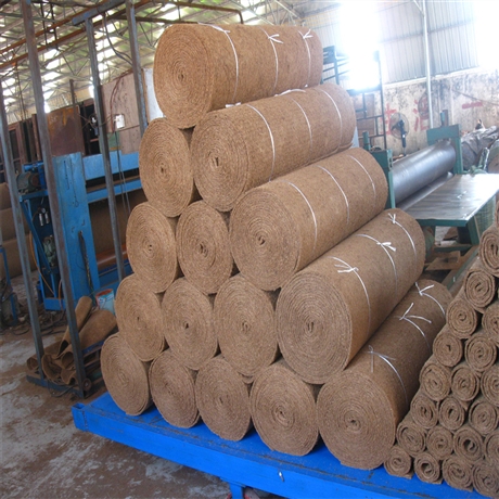 生产厂家供应手工几何形椰棕垫联系方式  椰棕雪毯
