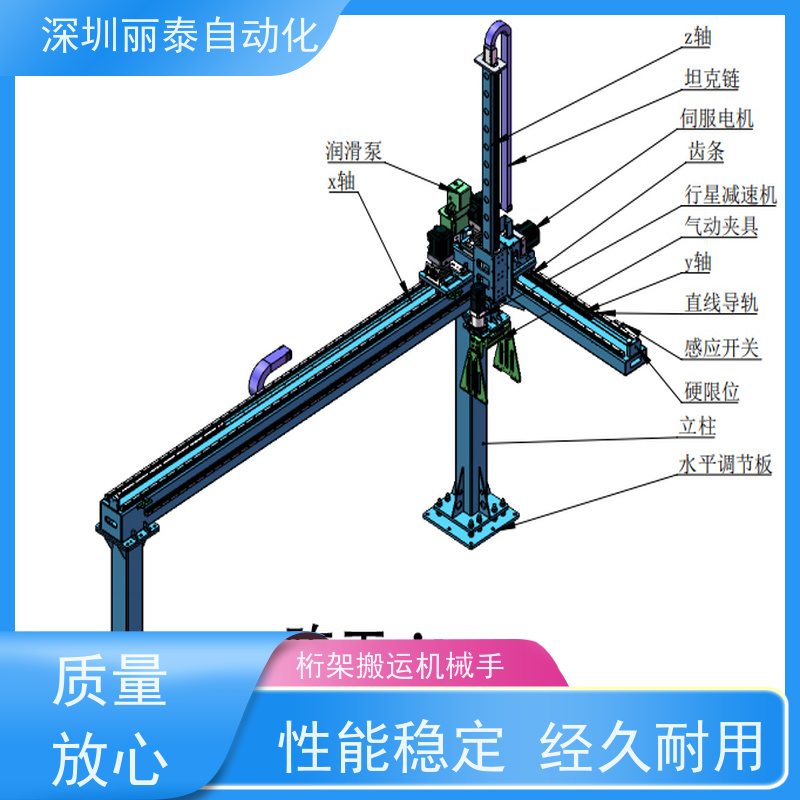 丽泰自动化 桁架码垛机械手 采用高强度结构钢  使用寿命长