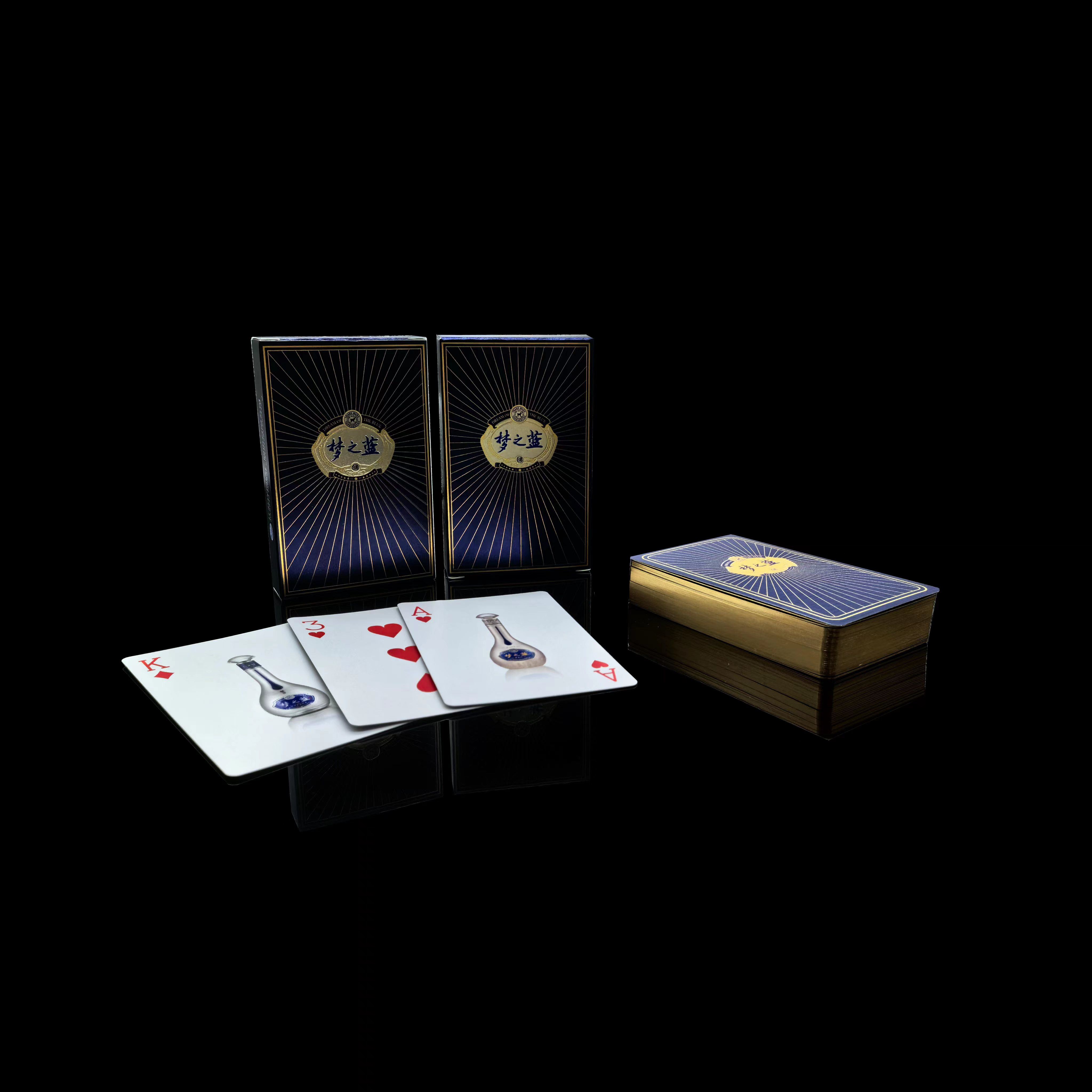 evv 掼蛋扑克牌厂家 不易折断 来图加工 防潮耐磨