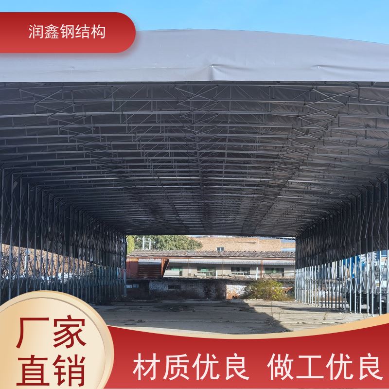 润鑫 结实耐用 篮球场遮雨棚 专业施工团队 厂区物流仓储区