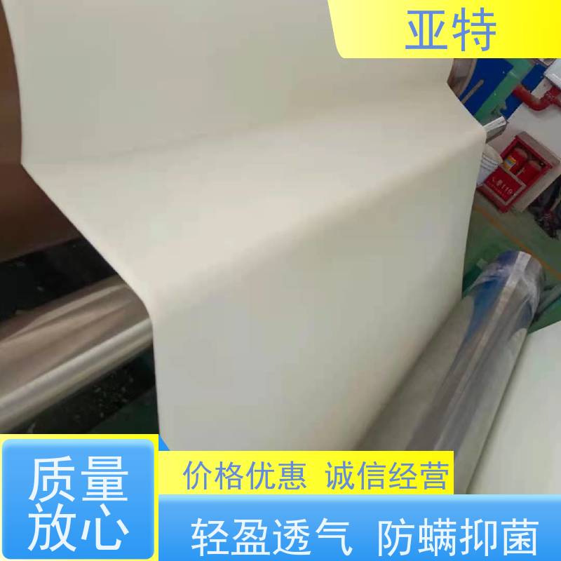 亚特 乳胶发泡 轻盈透气 防螨抑菌 人体工学设计 防霉