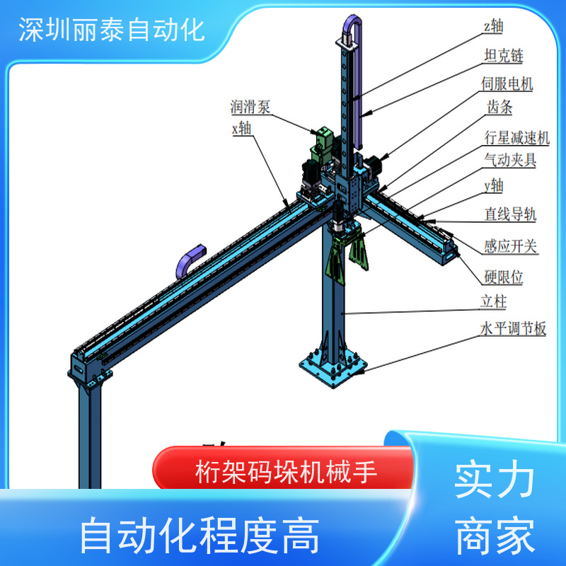 丽泰自动化 大型桁架机械手 采用高强度结构钢  使用寿命长