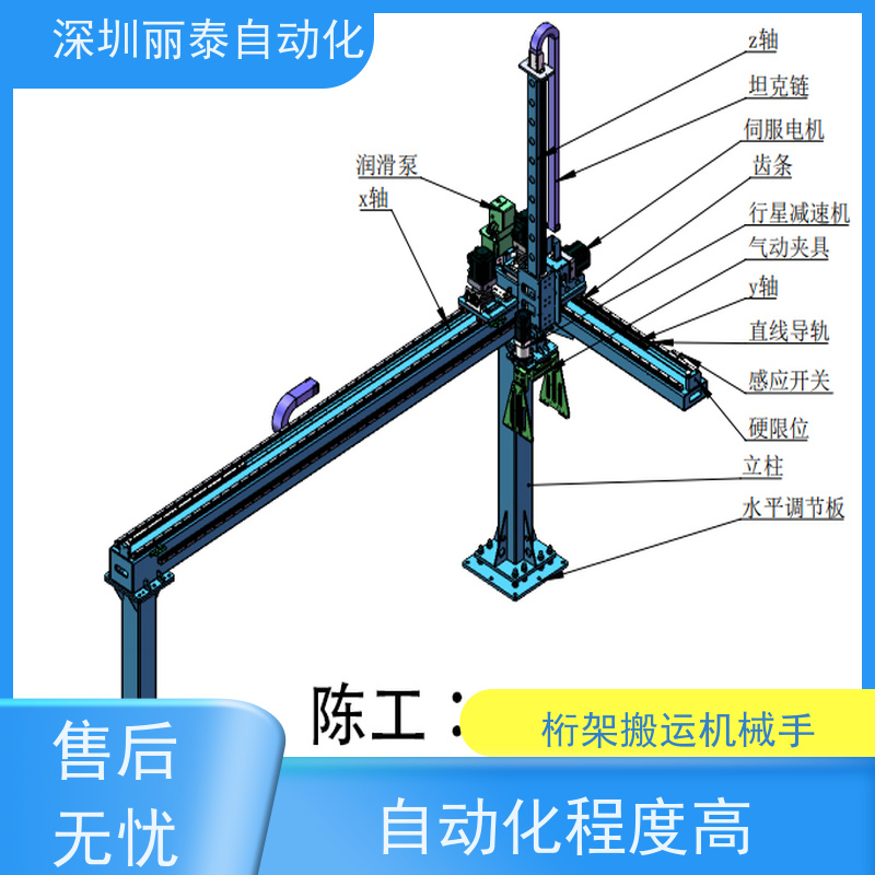 丽泰自动化 龙门码垛机 采用高强度结构钢  伺服电动驱动