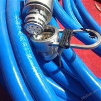 拉力通信电缆快插插头MHYBV-7-1矿用拉力电缆
