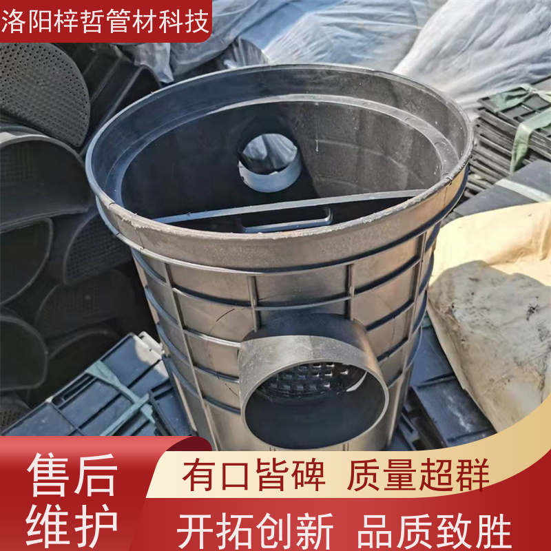 梓哲宏信市政供应耐磨PVC螺纹管 呼吸机波纹管 pvc-u打孔双壁波纹管