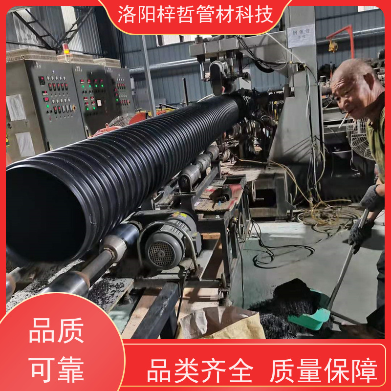 pe钢带波纹管 DN600mm 耐磨损耐老化 桥梁建筑工程用 塑乾