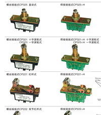  JOSEF约瑟   微动开关 螺丝接线式CP321 十字滚轮式  功耗低