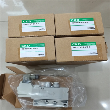 喜开理CKD先导式五通电磁阀4GB250R-08-E2-3