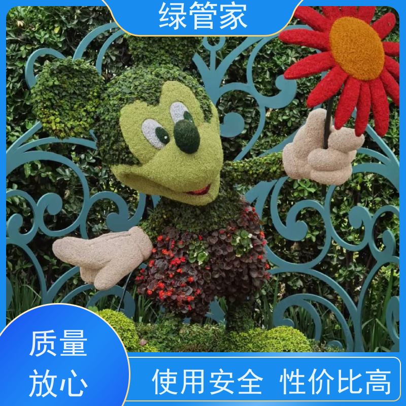 绿管家 园林绿雕制作 五色草造型 植物立体花坛 物流配送 发货快