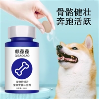 宠物狗钙片 狗狗适龄阶段钙品牌授权委托加工 麒恒宠物