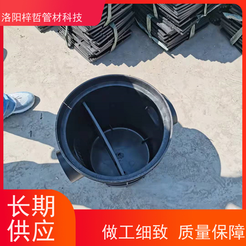 雨污水分流工程用 螺纹排水管 pe双壁波纹管可地埋