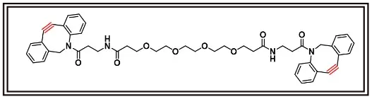 DBCO-PEG4-DBCO能够在无催化剂的 情况下与叠氮化物反应
