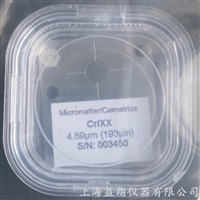 Micromatter 测厚仪铬镀层标准片 Calmetrics Cr/XX