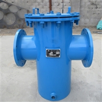 篮式过滤器 信阳立式除污器碳钢 直通平底篮式过滤设备
