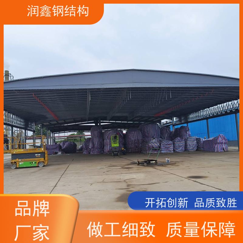 润鑫 抗强风 专业施工团队 户外篮球场用 膜结构雨棚