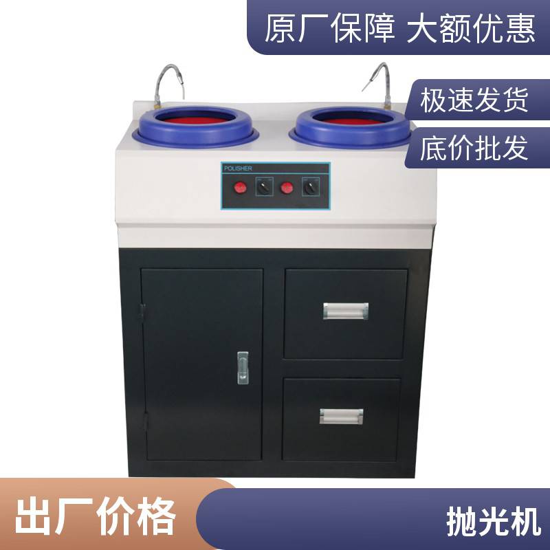 P-2G金相试样抛光机双盘双速立式带柜显微镜检测制样