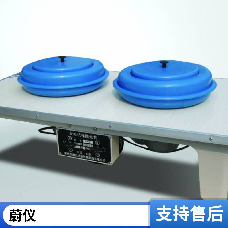 蔚仪P-2G金相试样抛光机双盘双速立式显微镜检测制样