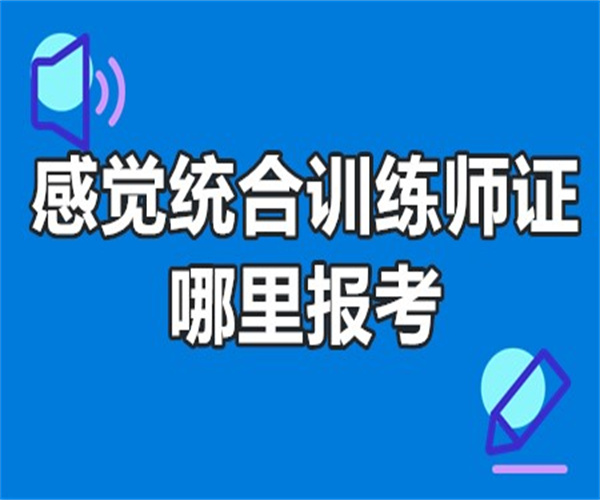 南昌市感觉统合训练师证考试报名中