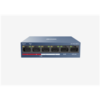DS-3E0106P-E  海康二层非网管全百兆POE交换机