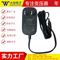 东莞大忠电子12V1A电源适配器源头厂家生产