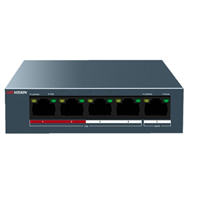 DS-3E0105P-E/M  海康二层非网管全百兆低功率POE交换机