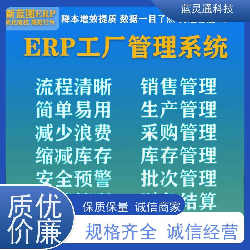 新蓝图ERP 财务管理软件 实力服务商 0风险 成功有保障 简洁易学易用