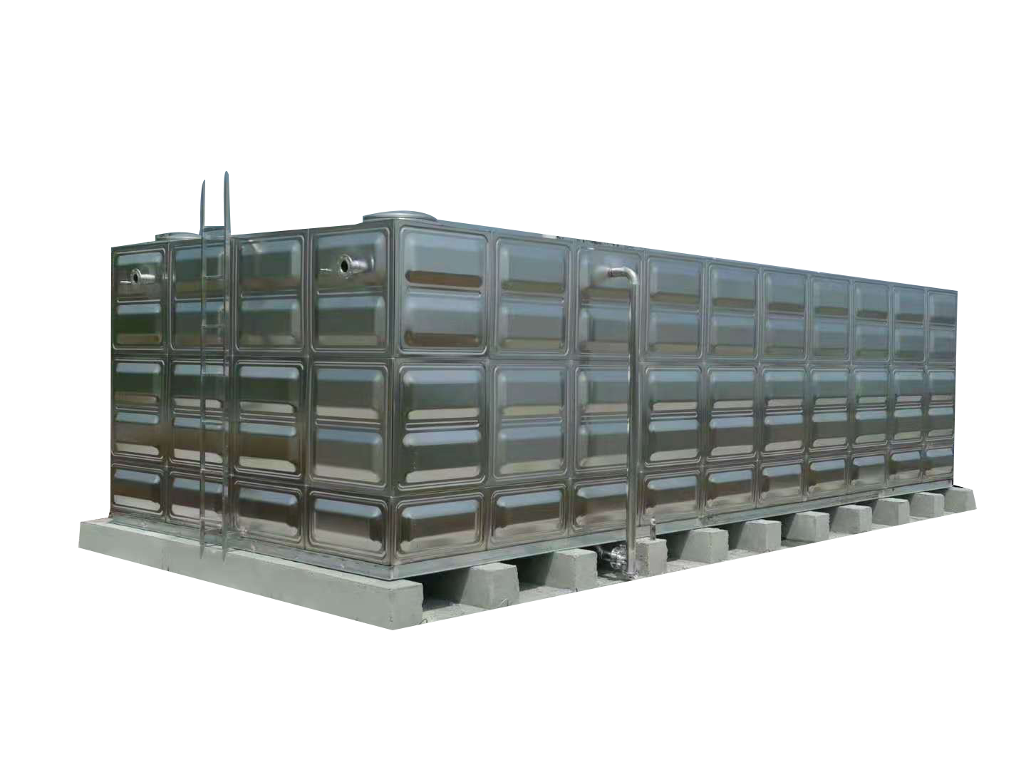 巧克力板焊接不锈钢水箱 方形拼装组合水塔 保温储能储水设备
