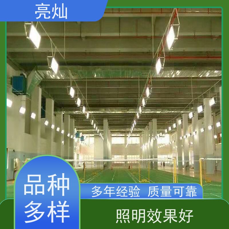 亮灿  灿头社区体育中心 羽毛球馆格栅灯  可设计定制灯具