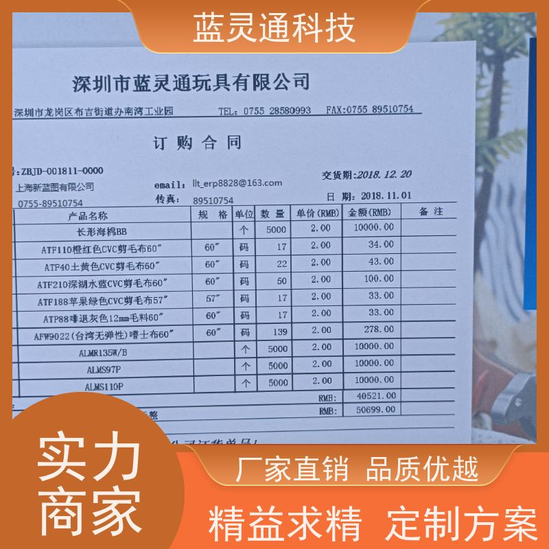 新蓝图ERP 玩具制造管理软件 行业大佬力荐 企业数字化转型必备