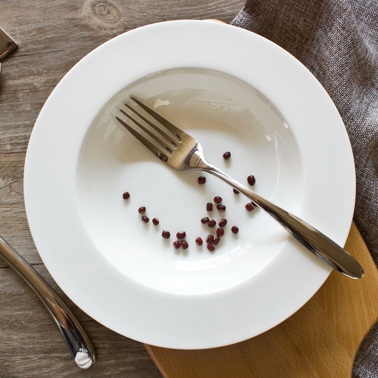 陶瓷汤盘创意9英寸草帽盘 酒店会所炒面盘家用深盘子