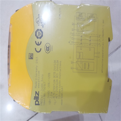 PILZ皮尔兹安全继电器PNOZ X1 24VAC/DC 3n/o 1n/c用法