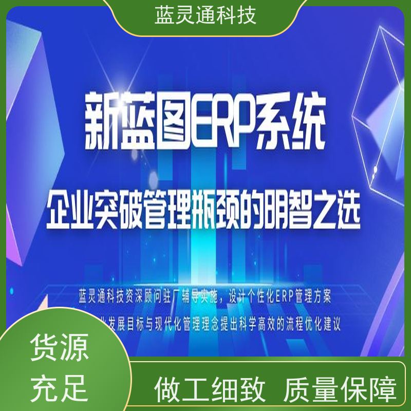 蓝灵通ERP 广东 企业管理软件 资深顾问驻厂服务 高效落地