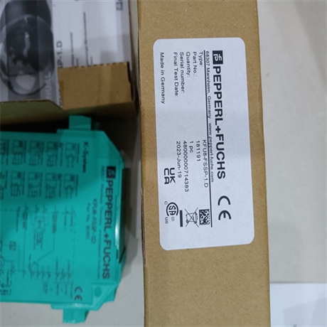 倍加福P+F本质安全型隔离栅KFD2-CRG2-1.D