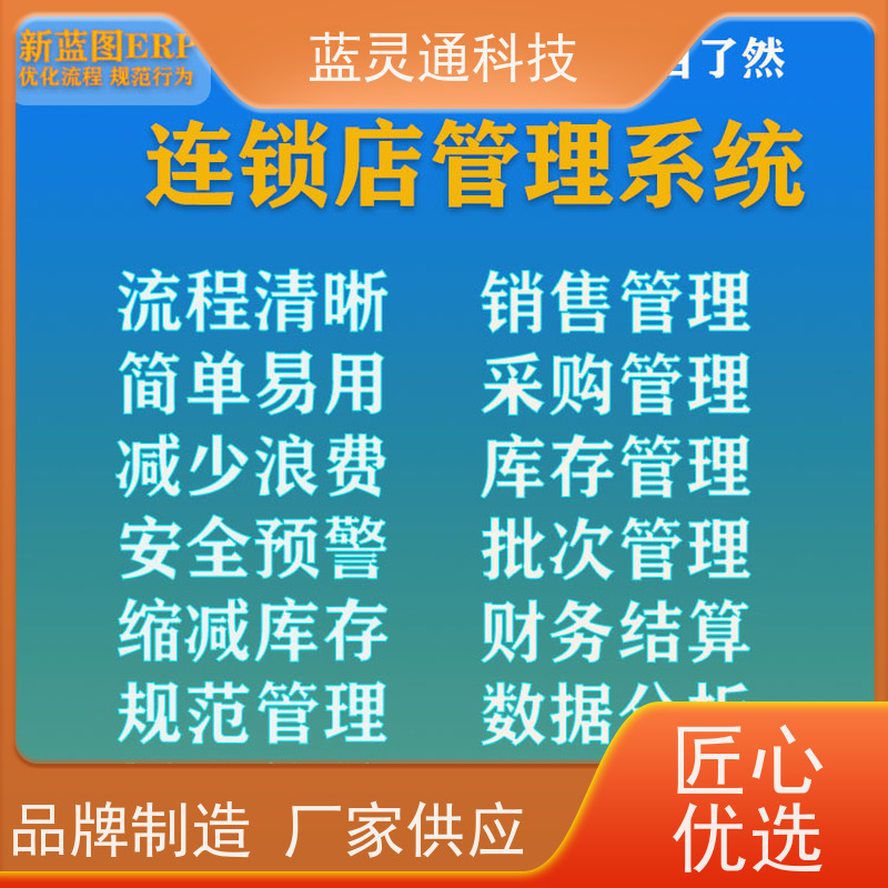 蓝灵通ERP 企业管理软件 化繁为简 降本增效 简洁易学易用