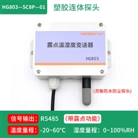 一体式工业湿度传感器表 带探头rs485采集HG803