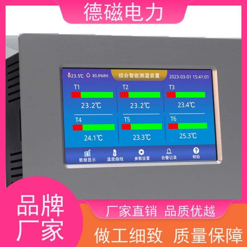 德磁电力 电动机本体 吸附式温度传感器 运维便捷 全生命周期服务