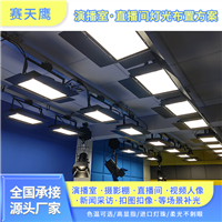 赛天鹰虚拟演播室灯光 蓝绿箱影棚 直播室访谈采访灯光LED柔光灯方案